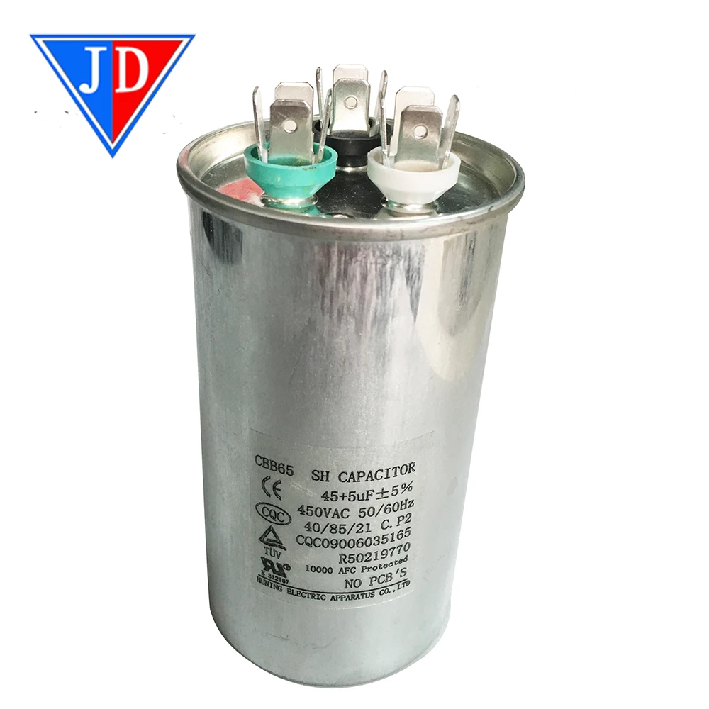 70uF 450V air conditioner compressor run capacitor