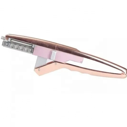 New product make up 6D-g2  hair machine with  virgin hair extension silver color 6D-G2 Hair extension machine