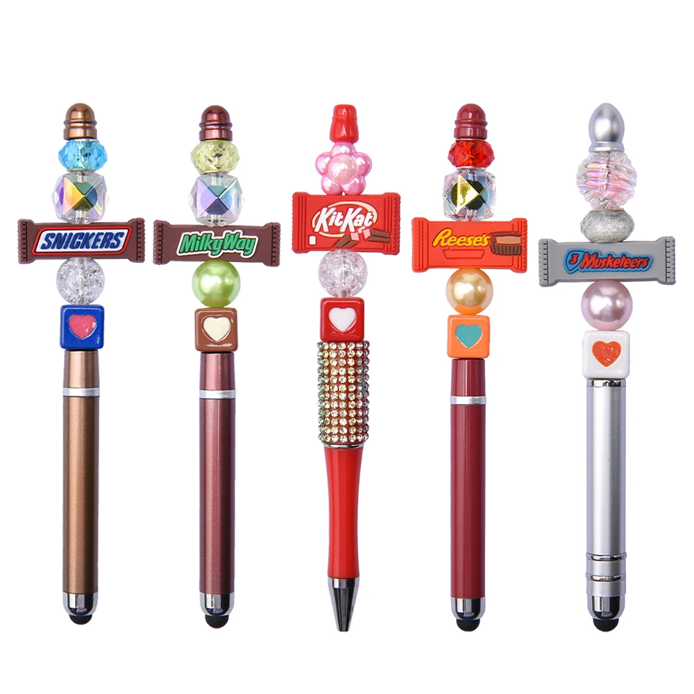 Wristlet Keychain Bracelet Pet Dog Focal Beads Silicone Diy Drawing Board New Silicone Dog Focal Beads For Pen Making