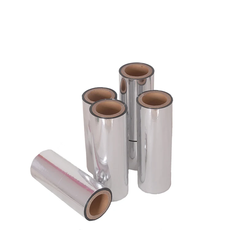 PET Metallic film /silver pet film / aluminum metallized polyester film gold coated metallized pet film