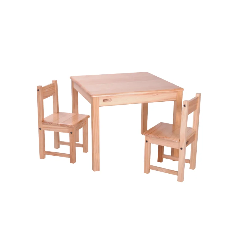 Kindergarten Furniture Kids Wooden Study Table Chair Set Montessori Classroom Furniture Daycare Table And Chairs