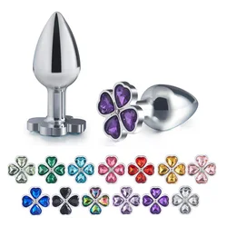 Multi Colors Stainless Steel Waterproof Metal Anal Plug Amazon Men Woman Metal Anal Plug Ass Toy for Couples