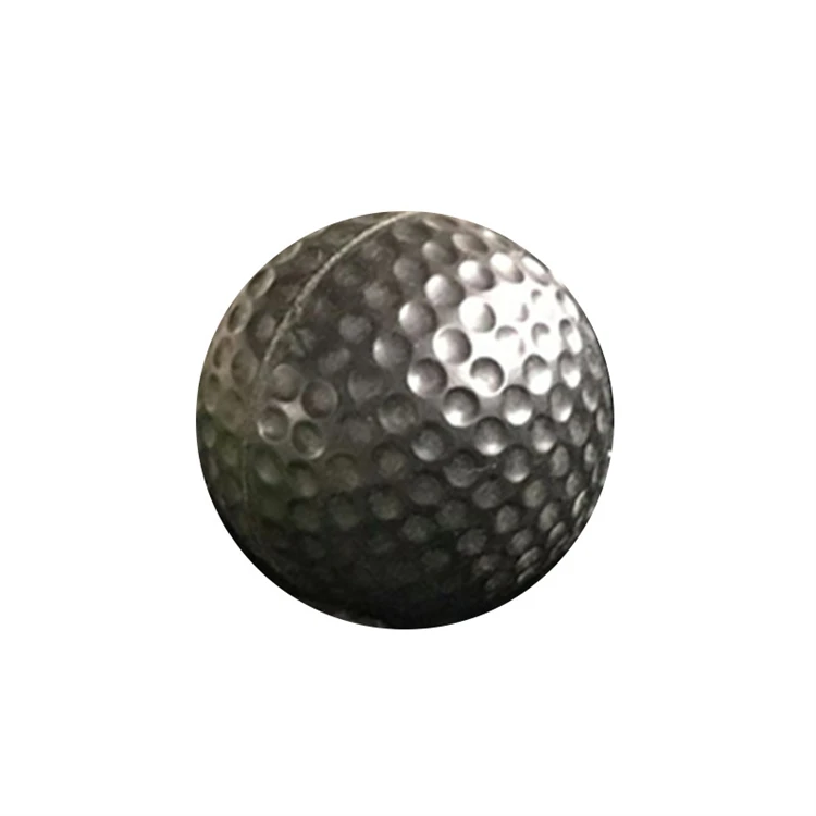 New Black PU Glof Training Ball Indoor Outdoor Elastic Foam Golf Balls (1600560512394)