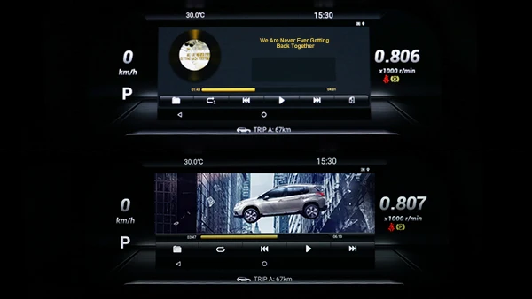 
Lanmodo Race 12.3 Inch Full LCD Instrument Cluster With 1080P Full color Night Vision 