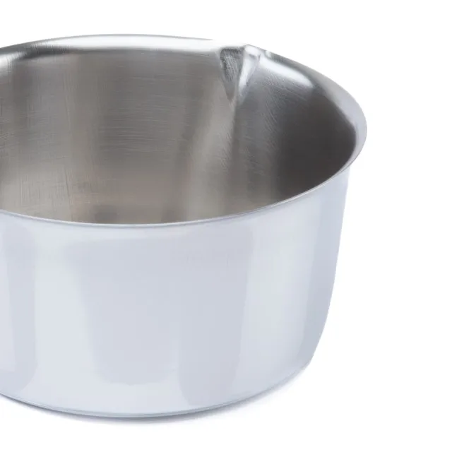 Italian-Made Classic Eco-Origin Stainless Steel Kitchen Pots Pans Set 12 cm Long Wired Handle Conical Casserole for Home Cooking