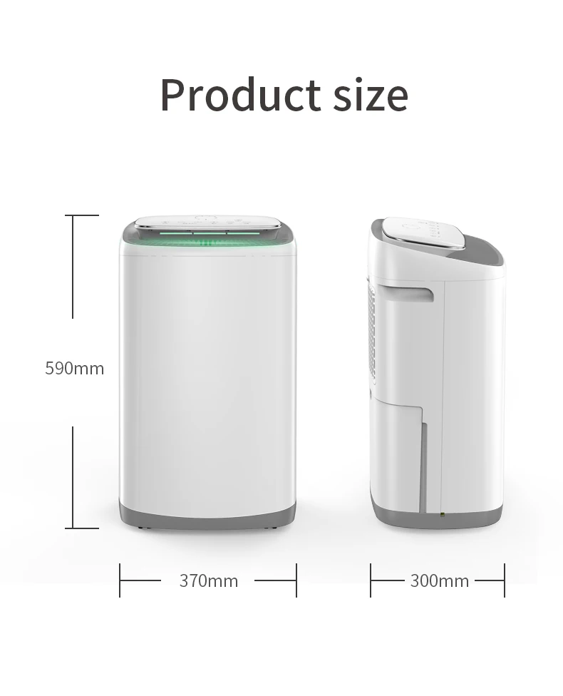 40 Pints Wifi Control Humidity Home Use Dehumidifier Dry Cloth