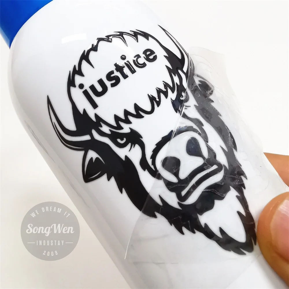 Custom Brand Logo UV Transfer Sticker Waterproof Vinyl UV Transfer Box Sticker Permanent Adhesive Labels Stickers For Packing