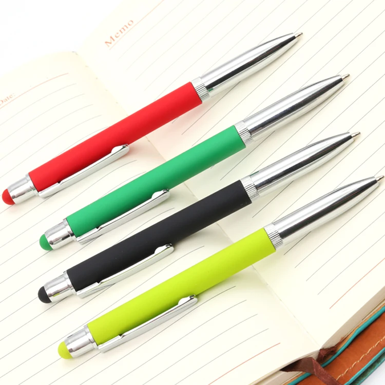 Custom high quality office lighter luxury gel ballpoint customised pen 0.5mm metal design pen
