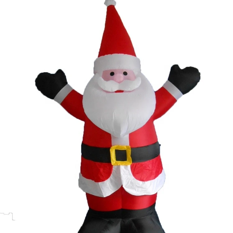 360cm/12ft Inflatable Standing Santa Claus With Hands up for Christmas Decoration