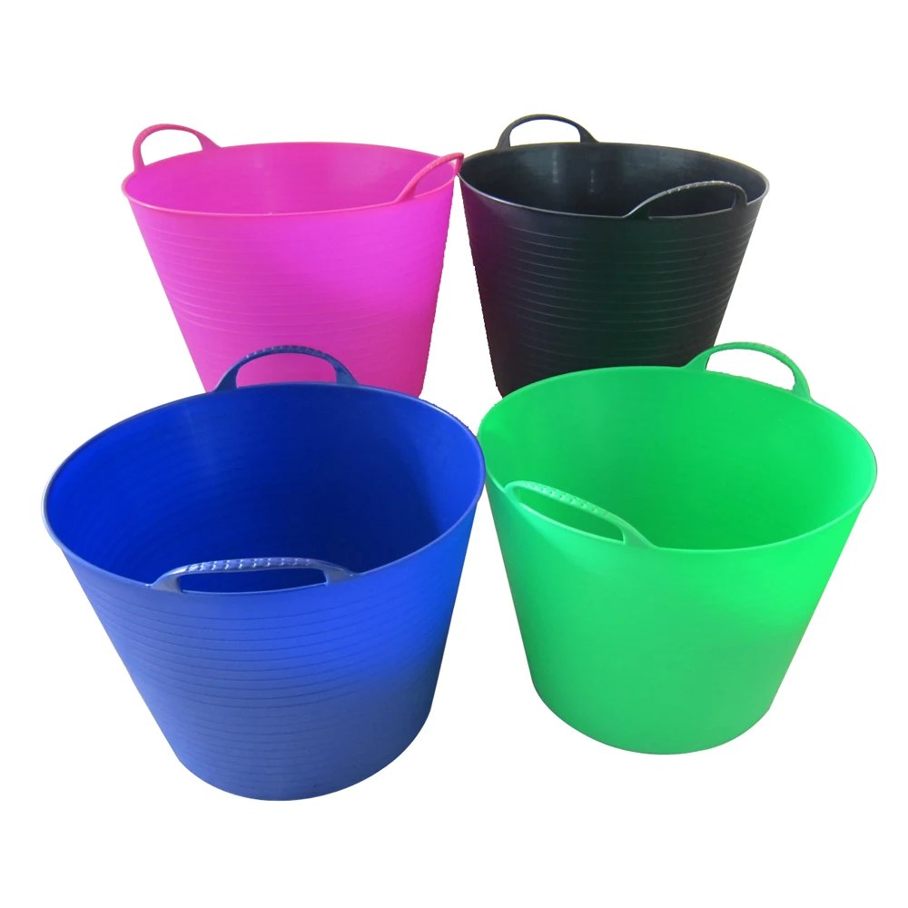 Factory direct Flexible Plastic PE buckets basket