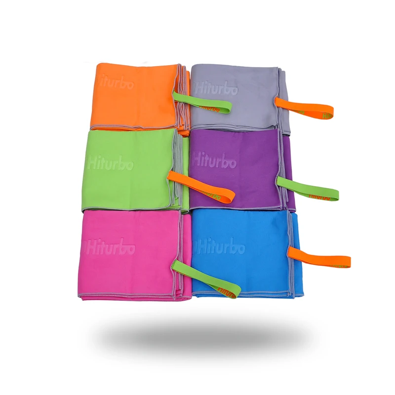 Custom Print Dry Fast Soft Light Weight Luxury Sand Free Microfiber Fitness Beach Towel With Logo