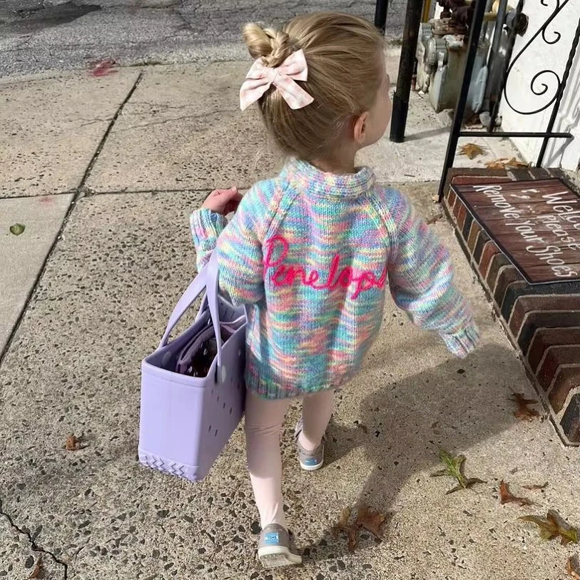 2024 New Design Fashion Beach Waterproof Eva Summer Rubber Handbags Small Baby Bag Custom Logo Silicone Bag Bitty