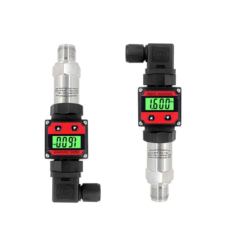 0.5-4.5v gas wind air pump pressure sensor with lcd display water tank level pressure transmitter