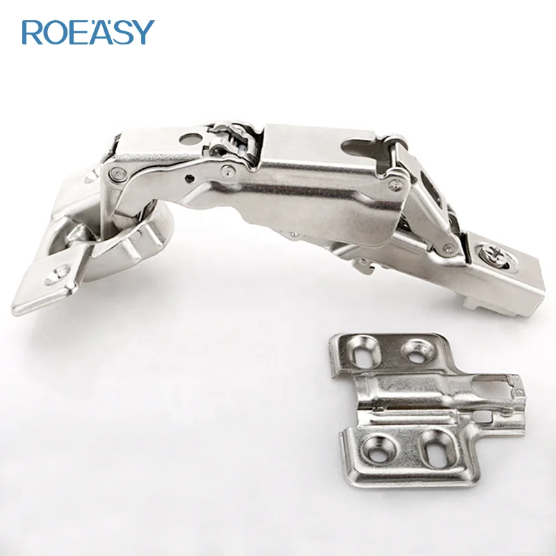  Мягкая закрывающаяся угловая петля ROEASY 165 градусов bisagras зажим для мебели кухонная скрытая шкафа медленно