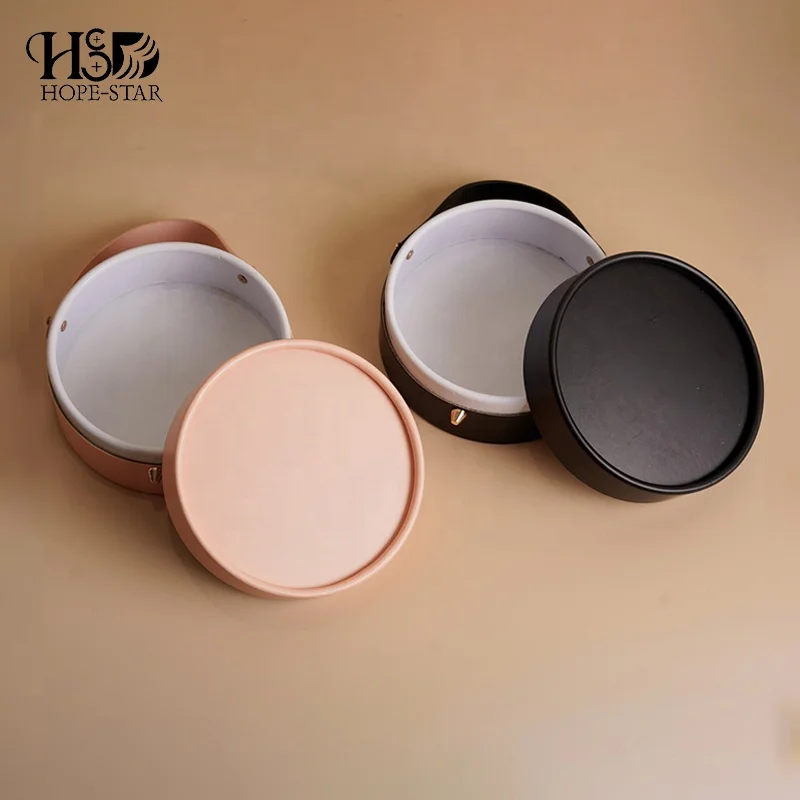 Customized Black Wholesale Kraft Packaging Cardboard Rigid Paper Round Tube Box For Gift Packaging