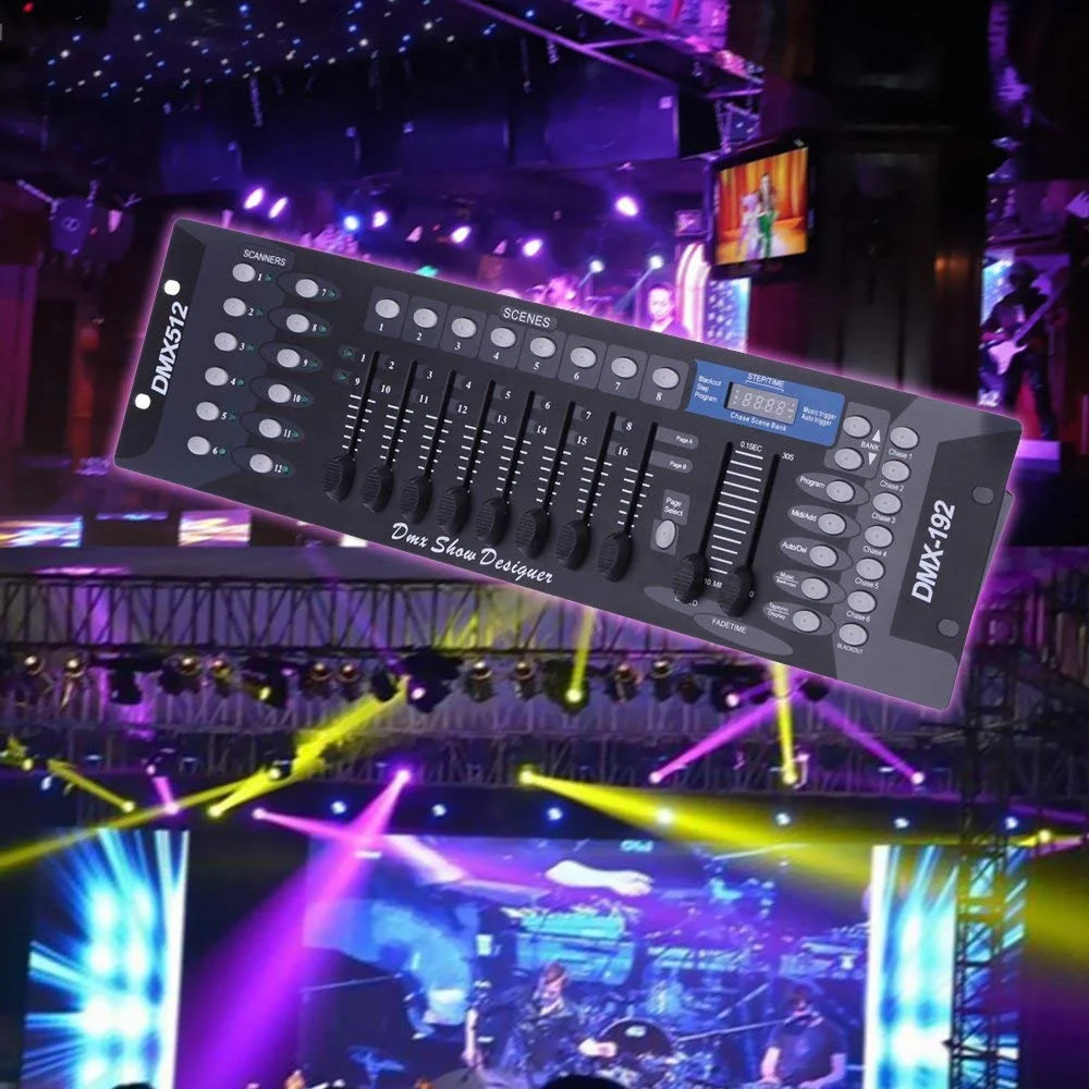  Сценический канал 192 Вращающаяся головка Par диско свет DMX 512