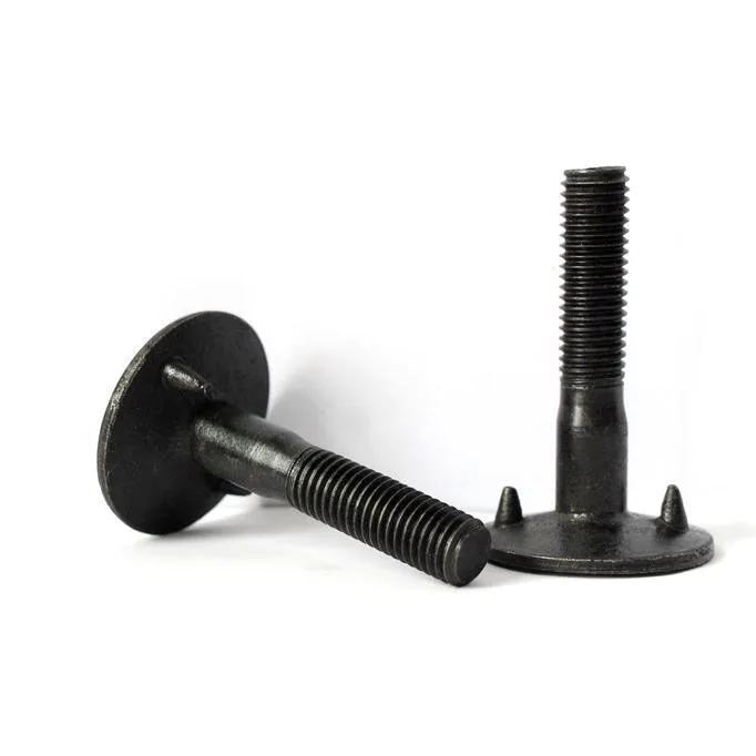 DIN15237 belt screws fanged elevator bolt with spikes