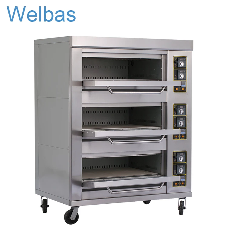 Food Processor Baking Shop Machines Restaurant Equipment Kitchen Pizza Oven Bread Baking Gas Ovens