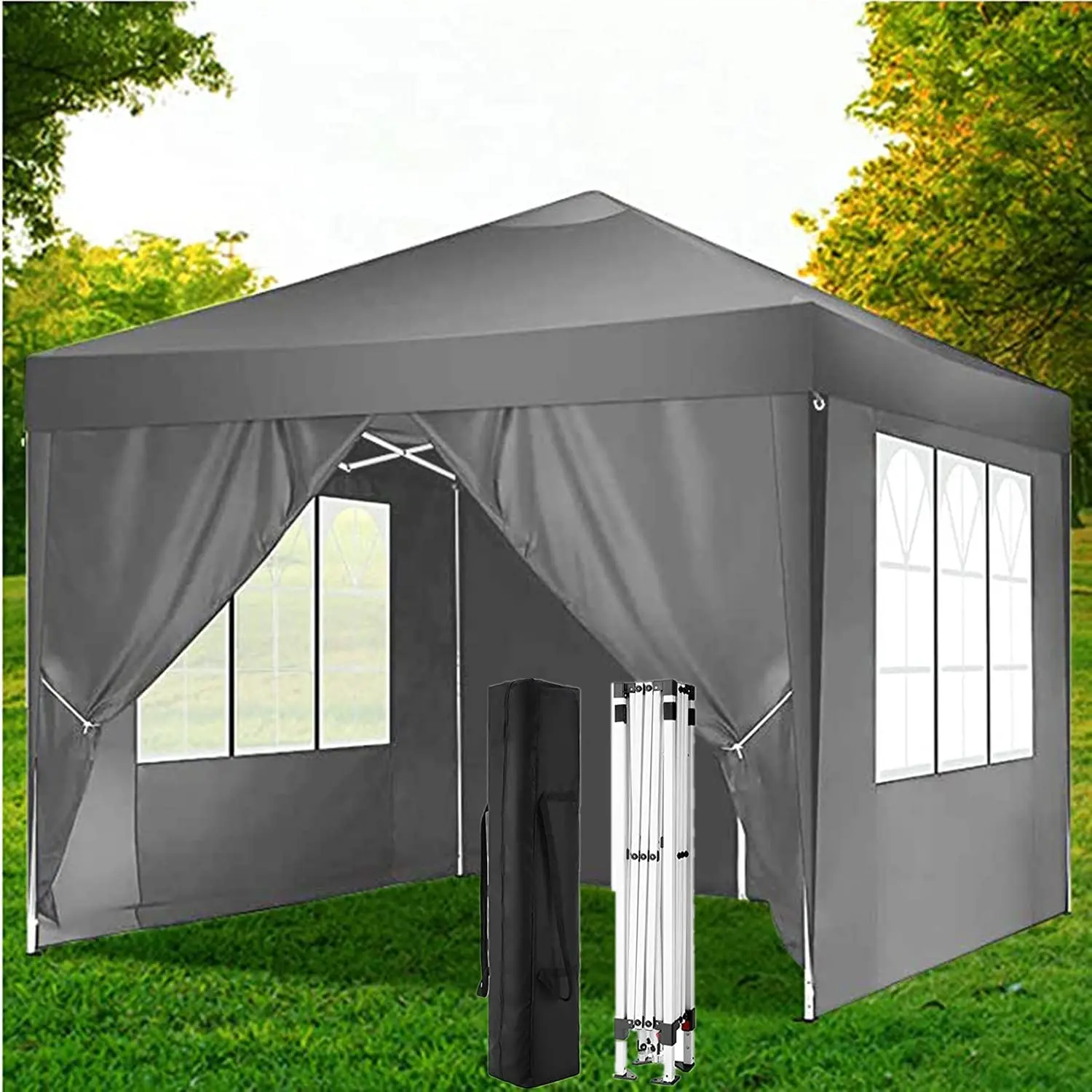 Custom Caanopy 10x10 Pop Up Gazebo Tent Outdoor Gazebo Garden Party Wedding Tent Quick Set Up Tents