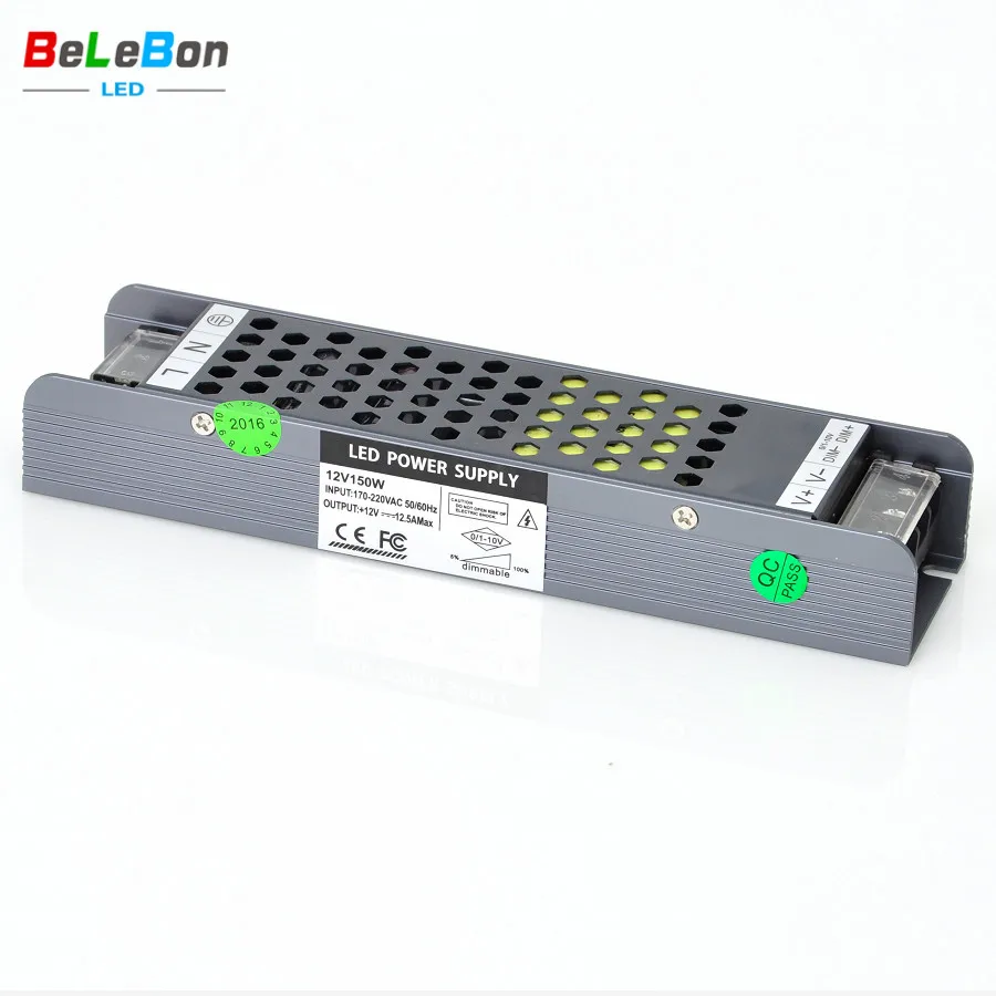 DC12V DC24V indoor outdoor super ultra thin LED Power Supply transformer for led strips module lighting