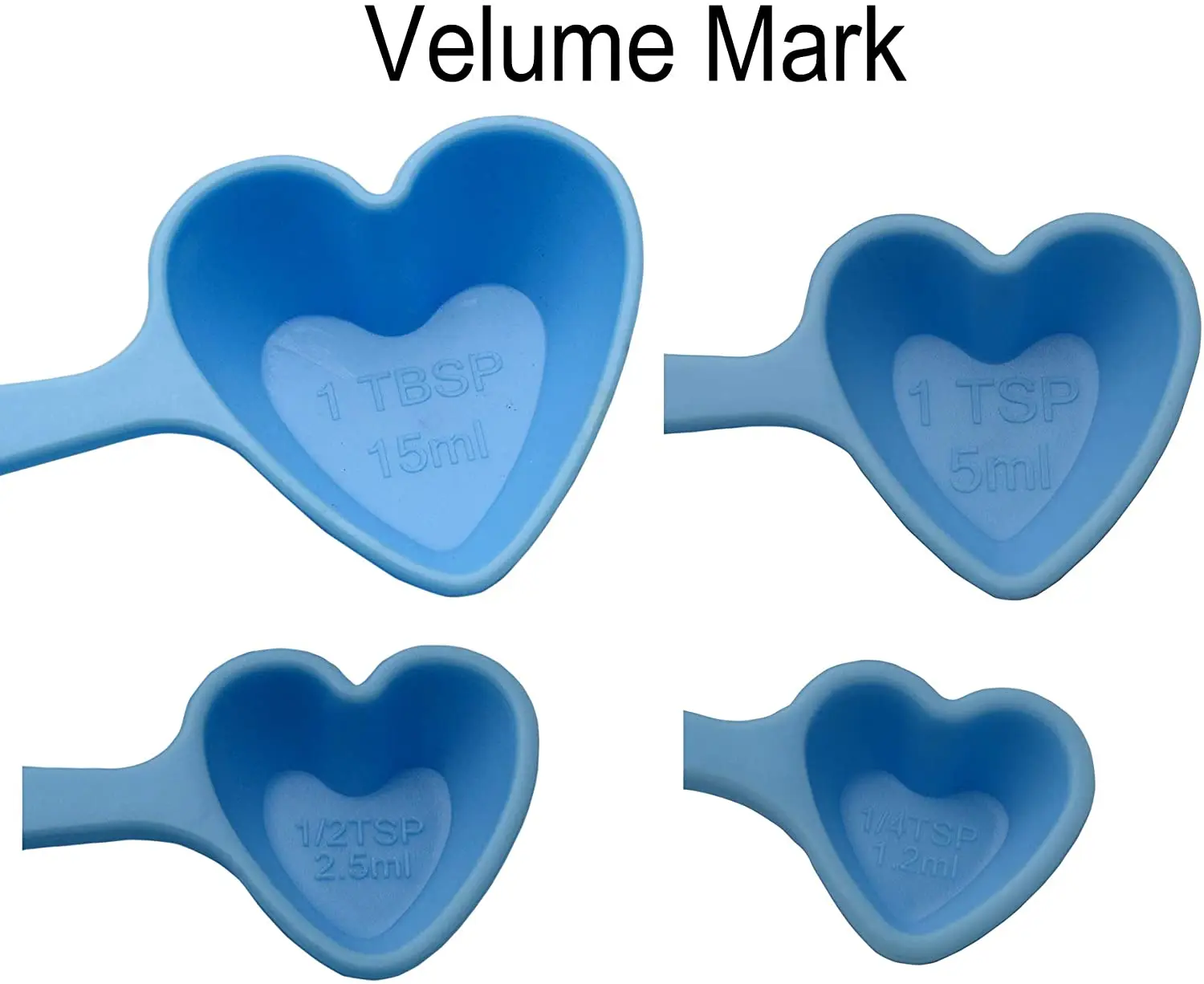 Пластиковые мерные ложки в форме сердца подарочной коробке для детского душа Свадебная вечеринка