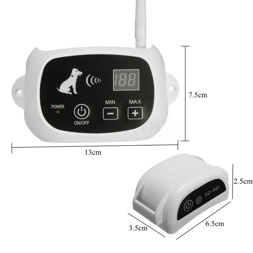 Wireless Dog Fence System Pet Containment System, Pets Dog Containment System Boundary Container  IP65 Waterproof Dog Training