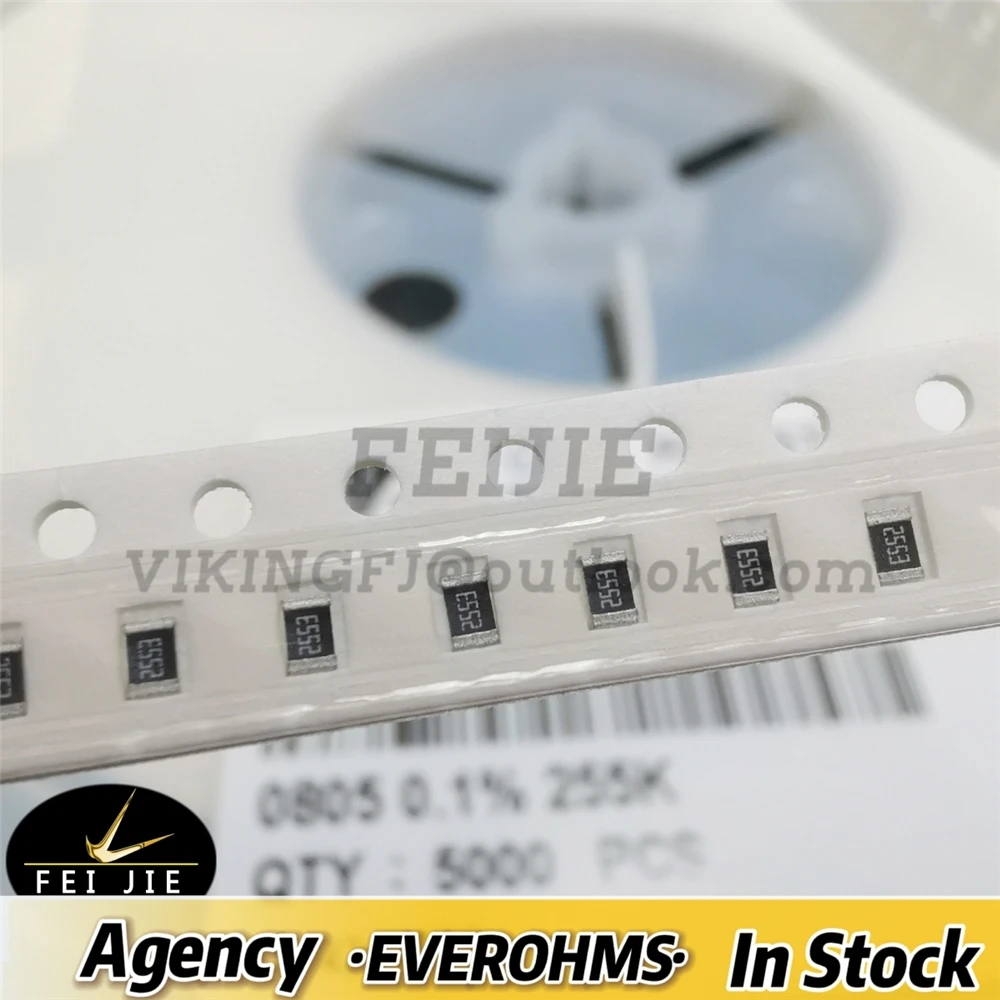 THIN FILM PRECISION RESISTOR 0805-255K 0.1% 25PPM TR0805B255KP0525Z