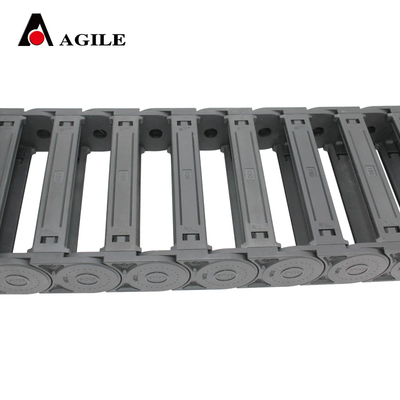 Двусторонняя открывающаяся нейлоновая кабельная цепь SK типа моста 35*150 мм