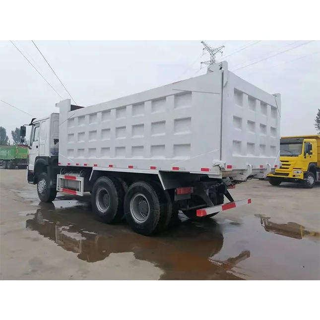 Second hand 6X4 371 Chinese brand HOWO dump truck for hauling and unloading of heavy materials with good condition in stock
