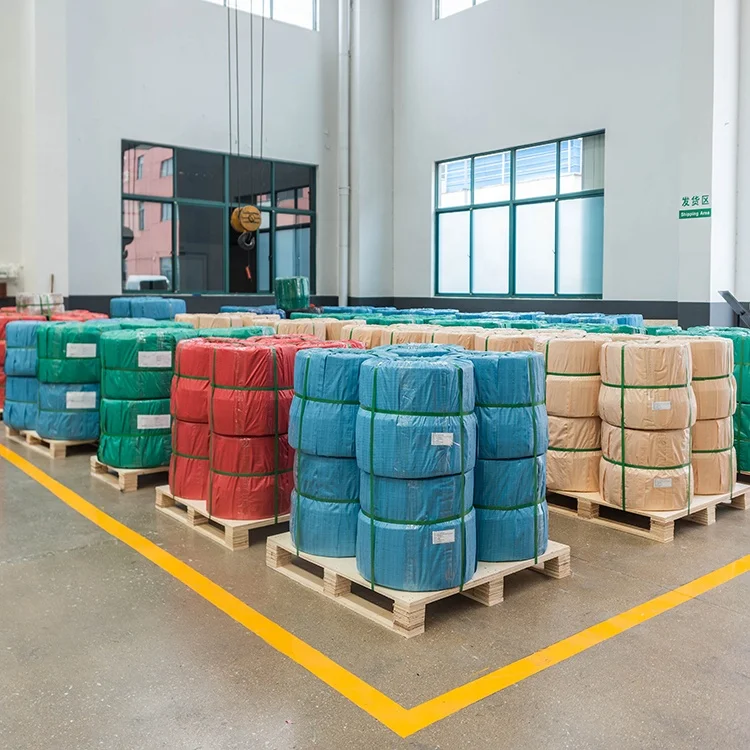 Customized size reinforced combination ropes in coils for playground