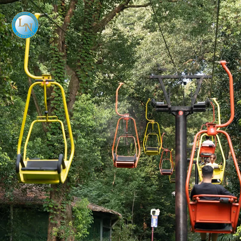 Customized Cableway Sightseeing Cable Car Crane Tourist Area Scenic Area Hanging Cable Car Frame for Sale