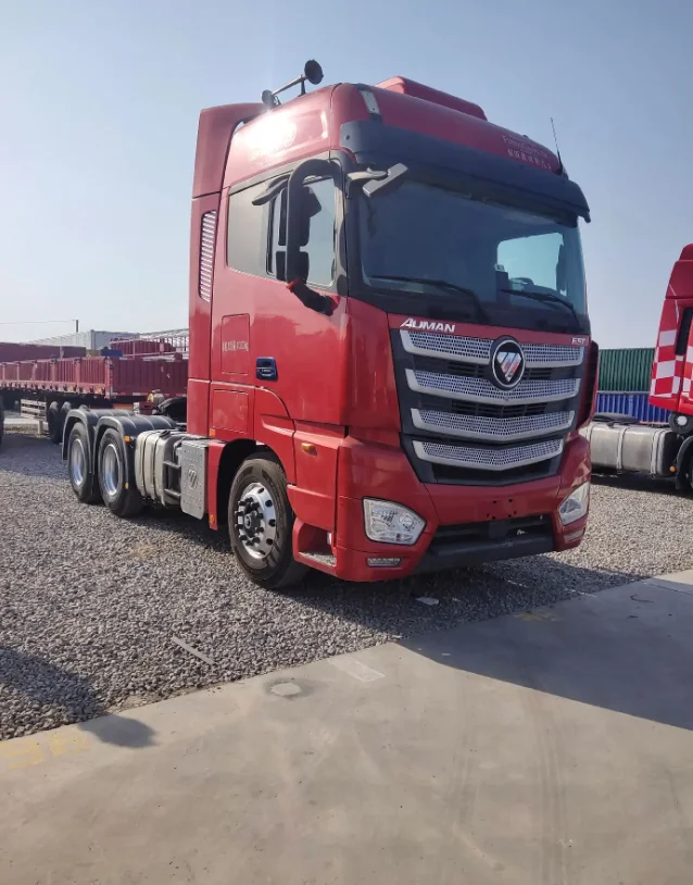 Foton Auman 510hp 6*4 Euro 5 Fuel plate spring suspension automatic transmission Hydraulic retarder EST truck tractor