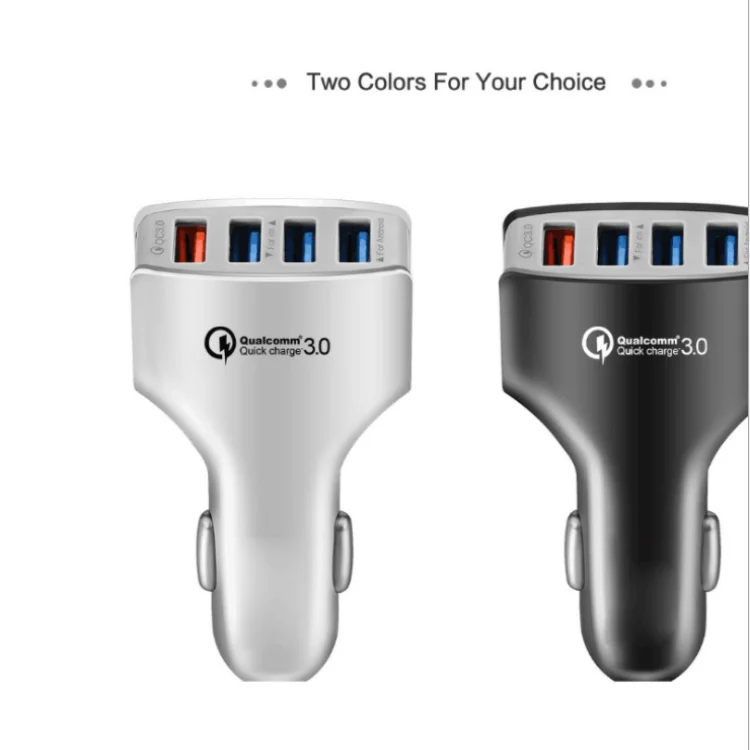  Лидер продаж 2021 автомобильное зарядное устройство с 4 usb-портами 60