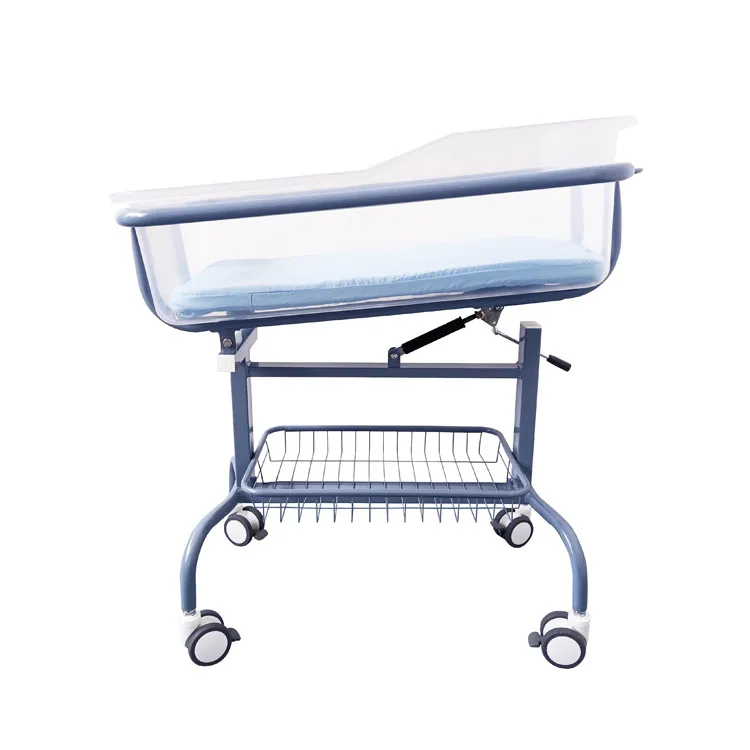 Luxury Hospital Baby Bassinet, Medical Hospital Baby Bed plastic Infant Crib