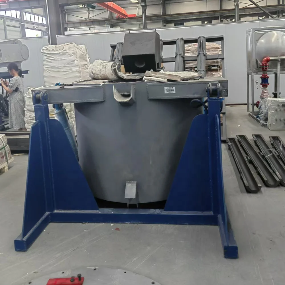Gas Diesel Type Aluminum Melting Furnace Crucible Furnace