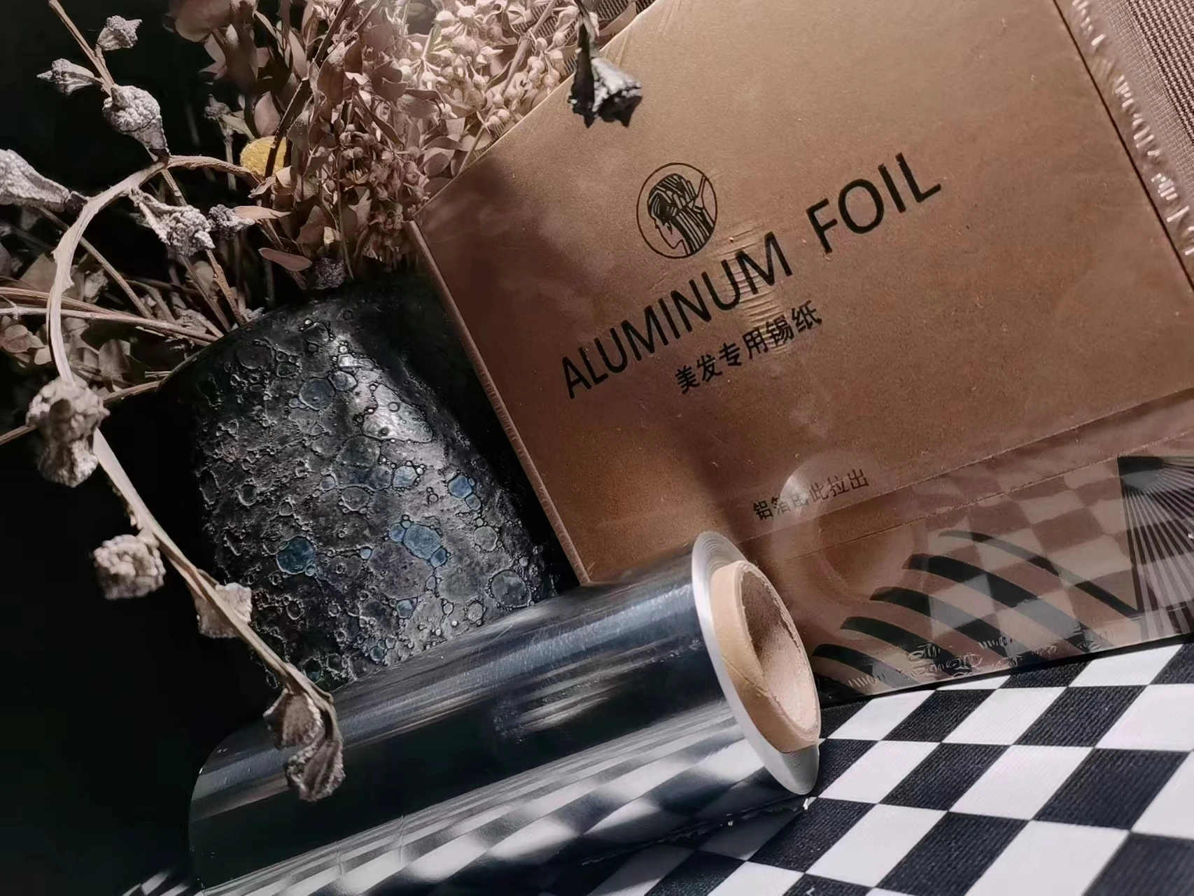 Hair Styling Products Hair Color Hairdressing Foils Pre-cut Disposable Aluminium Foil Professional Salon Paper Pop Up Hair Foil