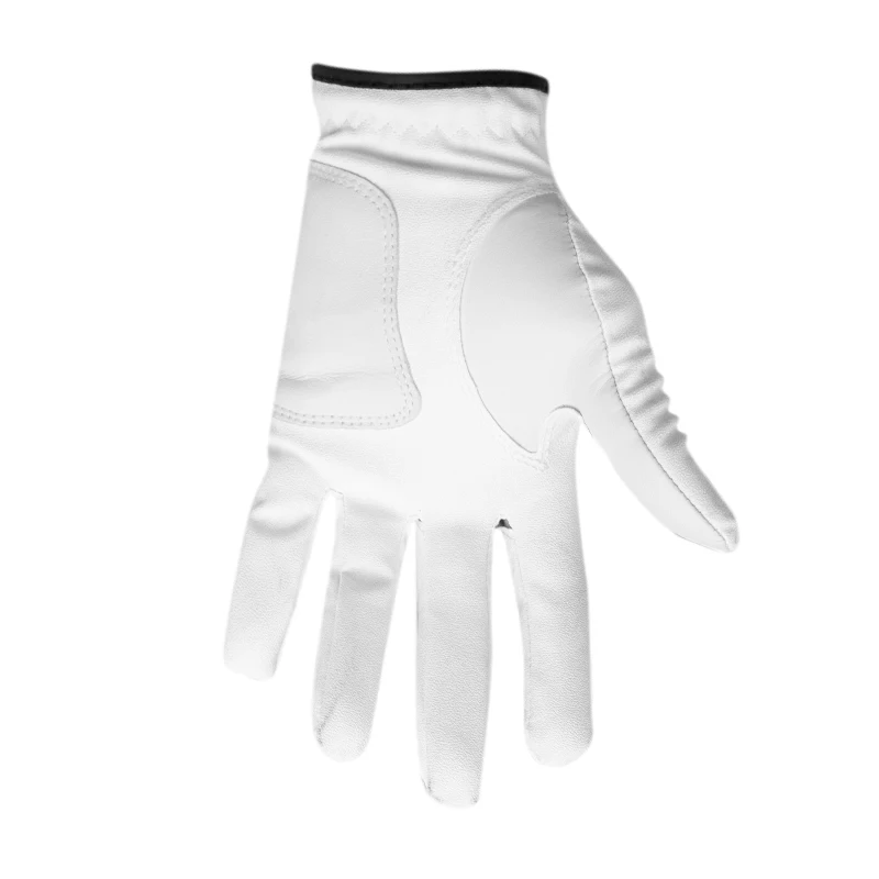 custom logo ladies golf gloves cabretta leather left hand packaging uv coating ring cut out