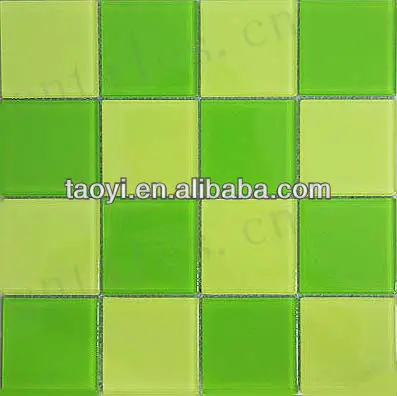 Ярко-зеленый неорганический кристалл стеклянный мозаичный эмалевый пигмент