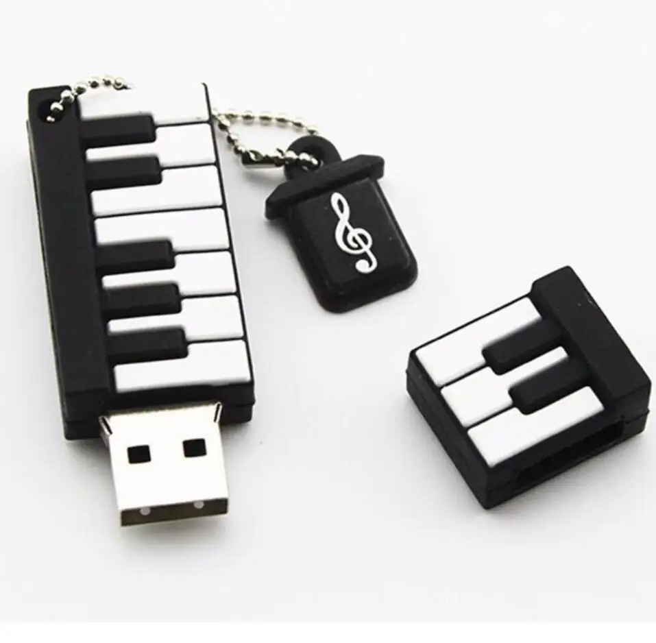 1-64gb promotion gift customized  shape usb flash drive hot sales musical instruments usb stick
