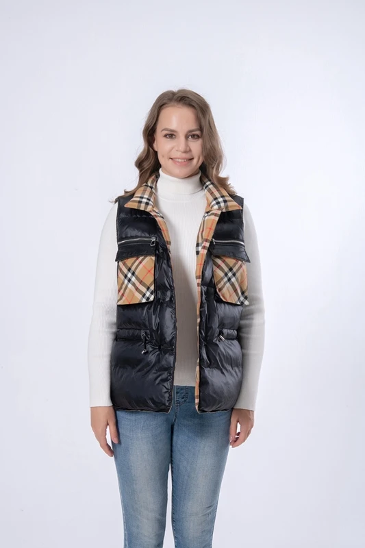 100% Chinlon Unique Design Hot Sale Breathable Quality Ultra Light Down Vest