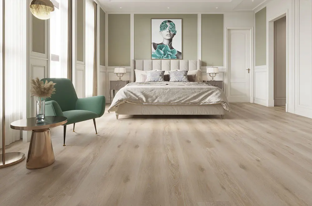 Водонепроницаемая гибридная твердая опора для пола из натурального пластика роскошный виниловый LVT WPC свободная доска укладки