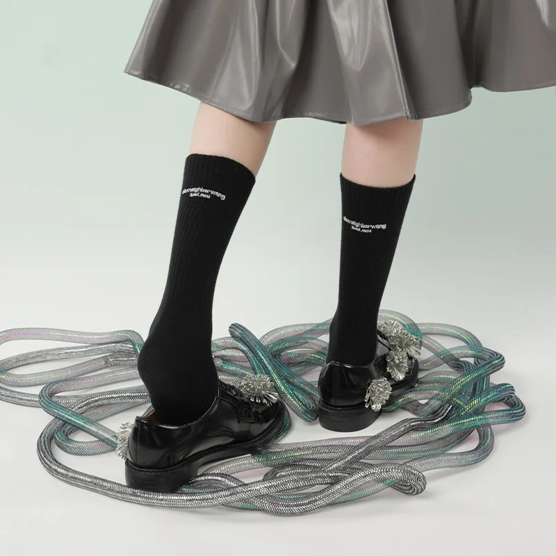 Китайский поставщик MS D0134, Дышащие Трикотажные Нескользящие однотонные Хлопковые женские носки