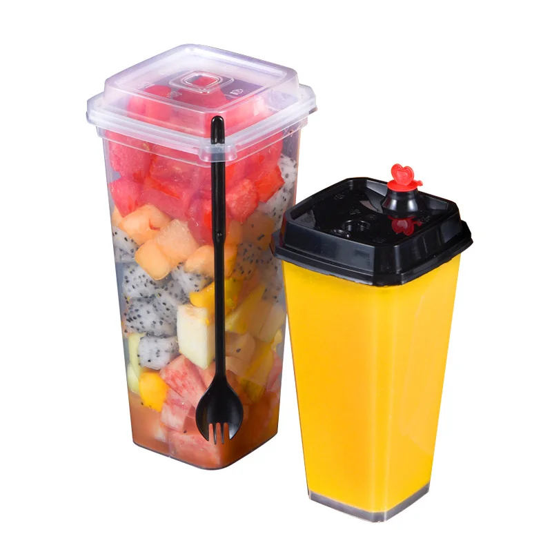 Многоразовая полипропиленовая чашка boba для сока/чайные чашки в матовой или прозрачной чашке с принтом логотипа на заказ