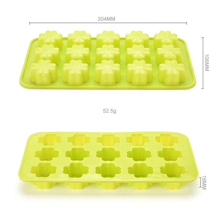 DIY Baking Tools Flower Shape Non Stick Silicone Food Grade Candy Butter Cake Chocolate Molds