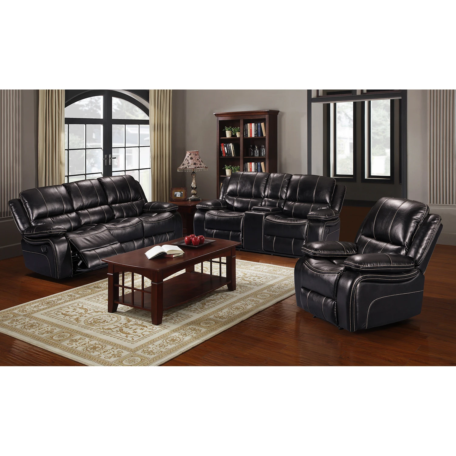 Chinese Factory Model sofa set furniture Customized leather fabric living room sofas