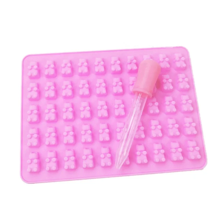 Factory Price Cake Tools Good Quality Silicone Gummy Bear Candy Molds