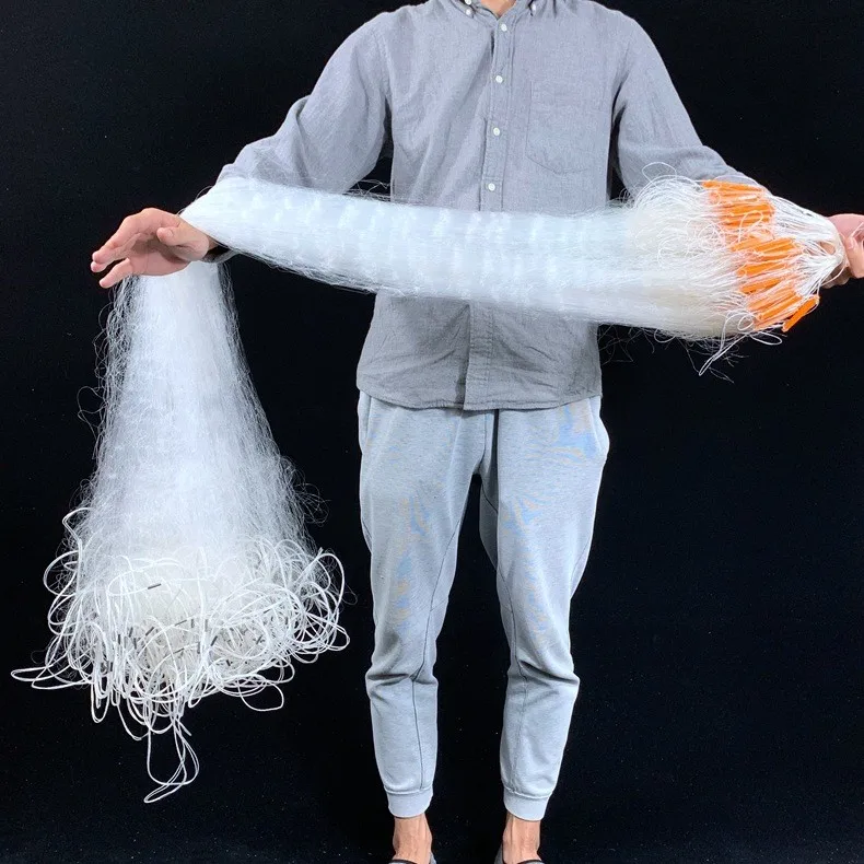 Monofilament 10m-100m length 0.8m-1.8m height Customized Nylon Monofilament Single Layer 3 Layers Fishing Gill Net