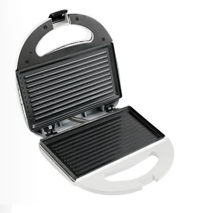 ETL Smokeless Non-Stick Surface Electric Round Double Slices Grill Portable Fixed Toasted Waffle Sandwich Panini Maker Machine