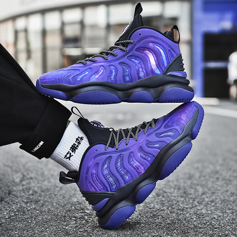 2021 New Arrival Casual Men Sneakers Basketball Shoes  Anti-slip Zapatillas Hombre Sport Shoes