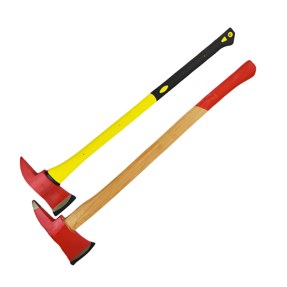 ANBEN FIRE American tip Axe wholesale wood handle firefighter fire hatchet axe red hatchet heads for sale